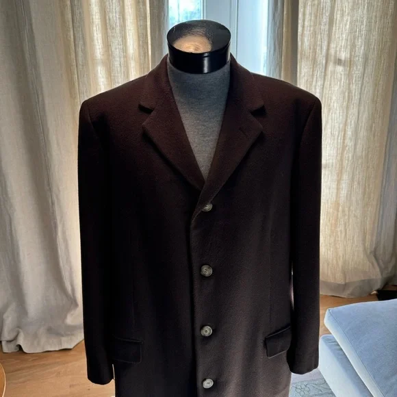 Ermenegildo Zenga Men's 100%
Pure Cashmere Coat - Picture 15 of 17